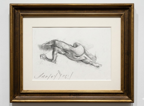 Original charcoal figure - original,
